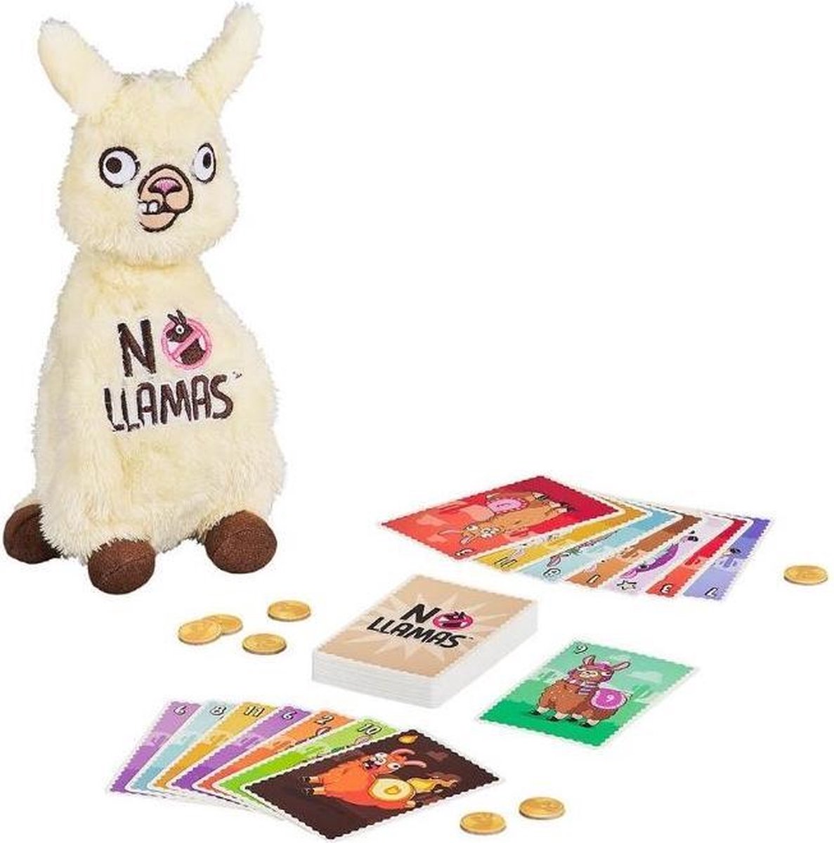 Ridleys Games Kaartspel No Llamas Junior Pvc/pluche 65-delig